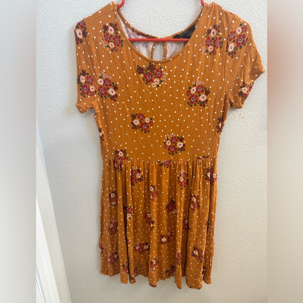 Ditsy floral baby fall dress